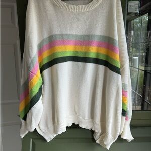BloomChic Multicolor Striped Sweater